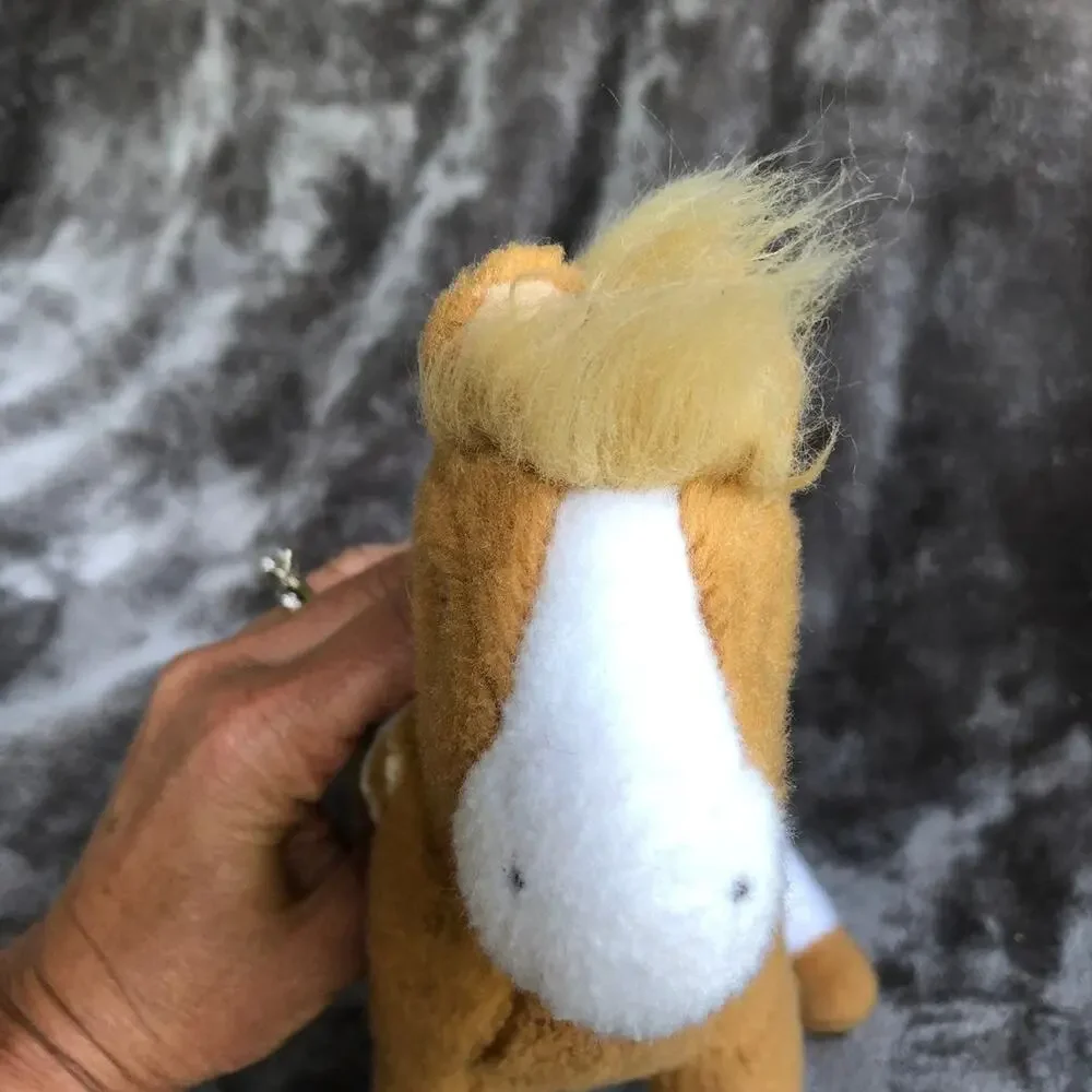 Vintage Douglas Horse Plush Tan White Appaloosa Pony Spots Stuffed Animal Toy